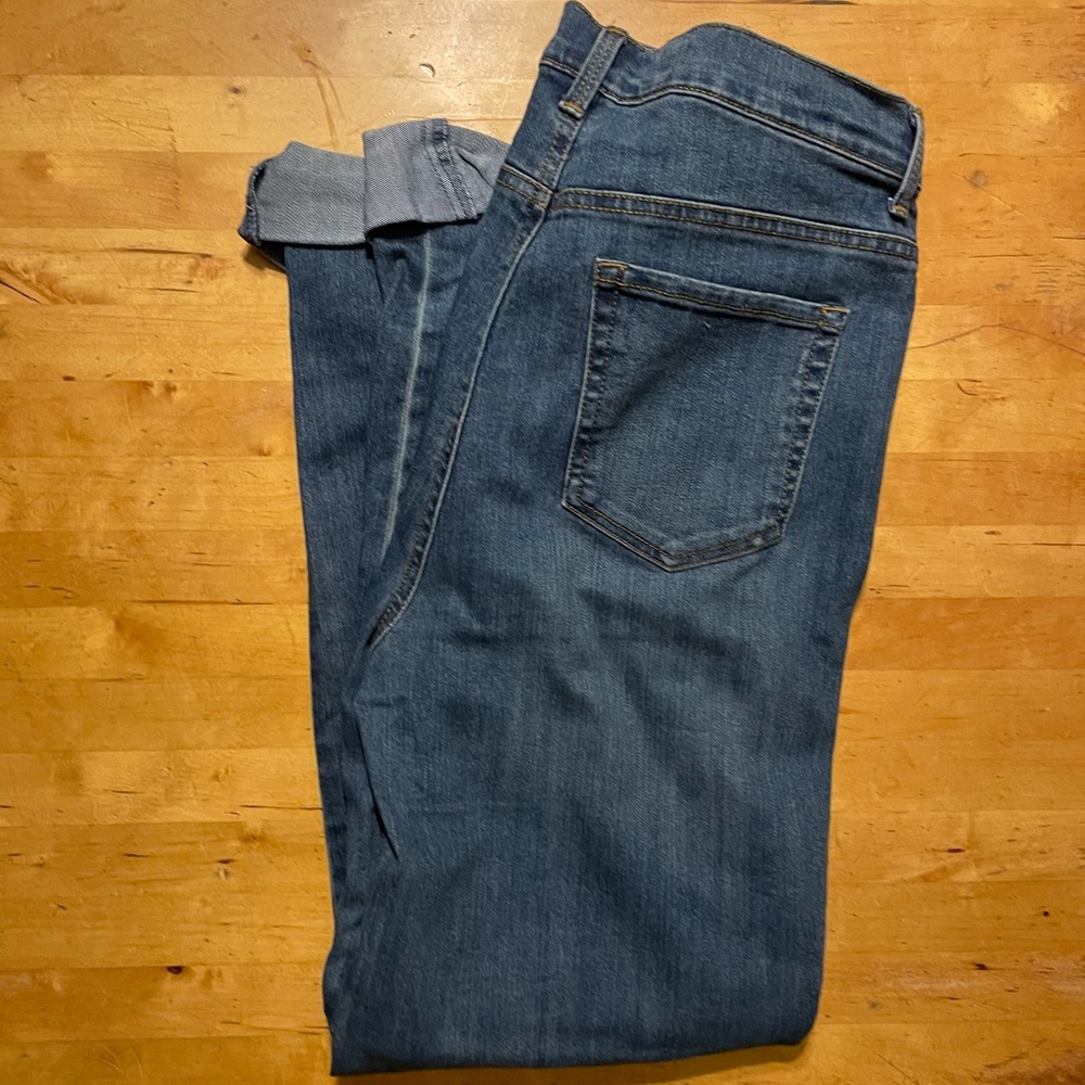Gloria Vanderbilt Amanda cuffed cropped jeans size 10